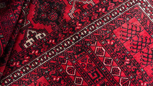 Ein handgeknüpfter Afghan Teppich. © Daniel Khademi, JUPITER Intl.