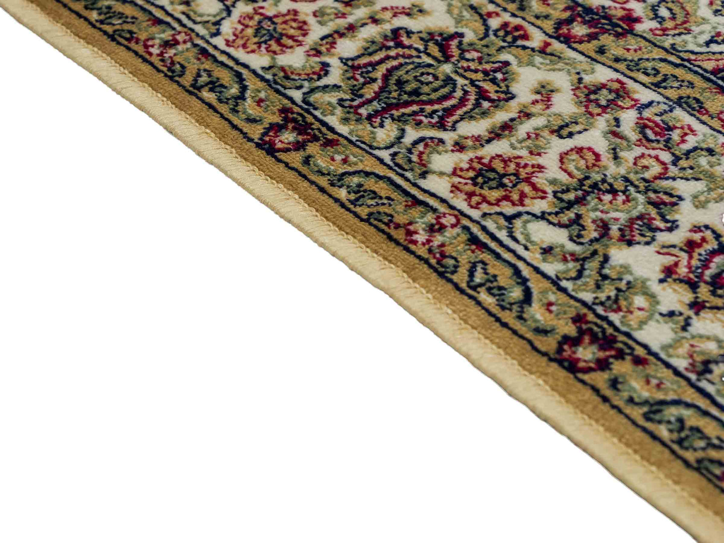 Belgischer, maschinell gefertigter Design Orientteppich aus Kunstseide, creme, beige. 139x97 cm. Verkauf durch Jupiter Intl.