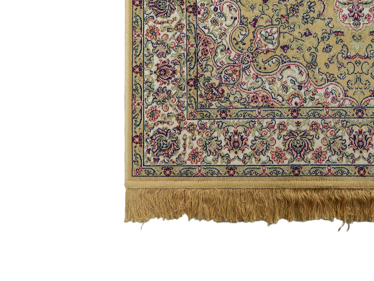 Belgischer, maschinell gefertigter Design Orientteppich aus Kunstseide, beige, creme. 140x98 cm. Verkauf durch Jupiter Intl.
