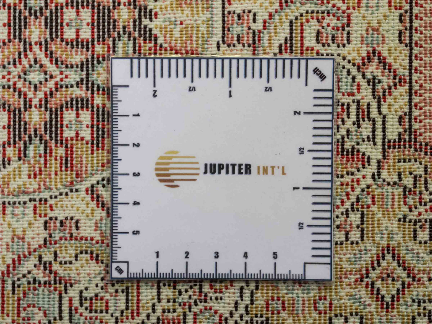 Sehr feiner, maschinell gefertigter Perserteppich, braun, creme. 83x50 cm. Verkauf durch Jupiter Intl.