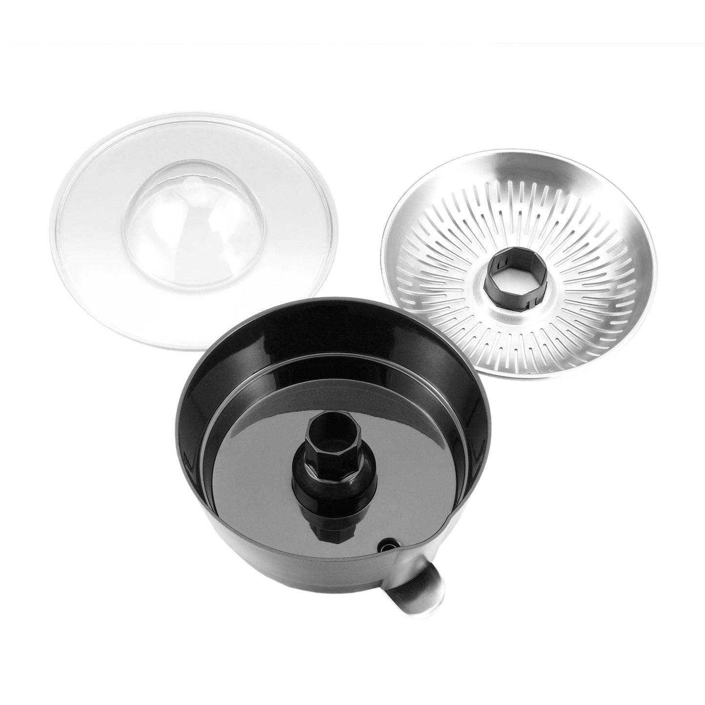Gastroback 41138 Home Culture - Zitruspresse, Edelstahl, schwarz.