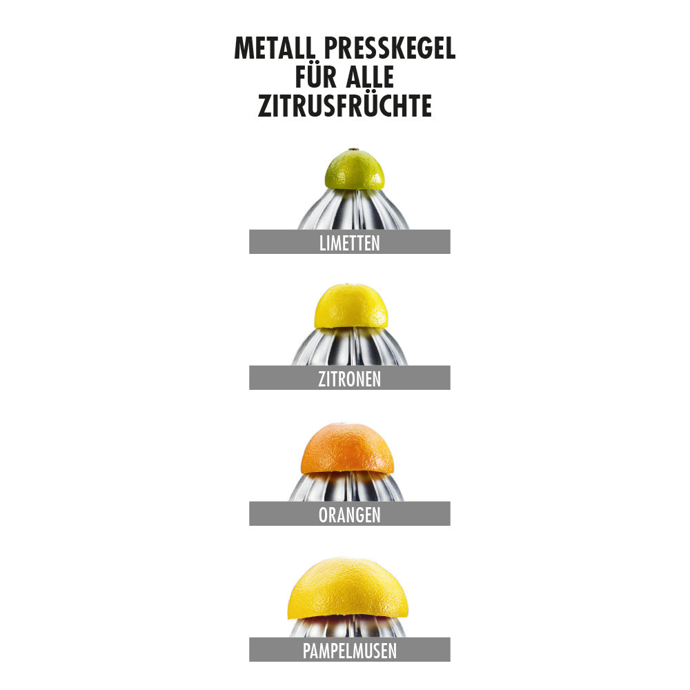 Gastroback Advanced Product 41150 Zitruspresse Advanced Pro S, Edelstahl, schwarz.