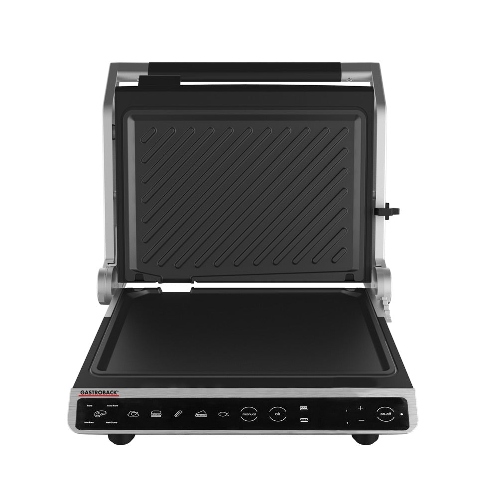 Gastroback Advanced Product 42542 Design BBQ Advanced Smart, Edelstahl, schwarz.