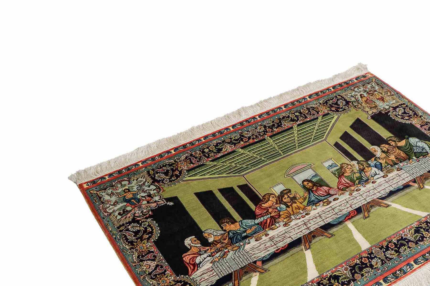 Kollektionsbanner: Klassische Teppichmotive - Letztes Abendmahl © Daniel Khademi, Jupiter Intl.