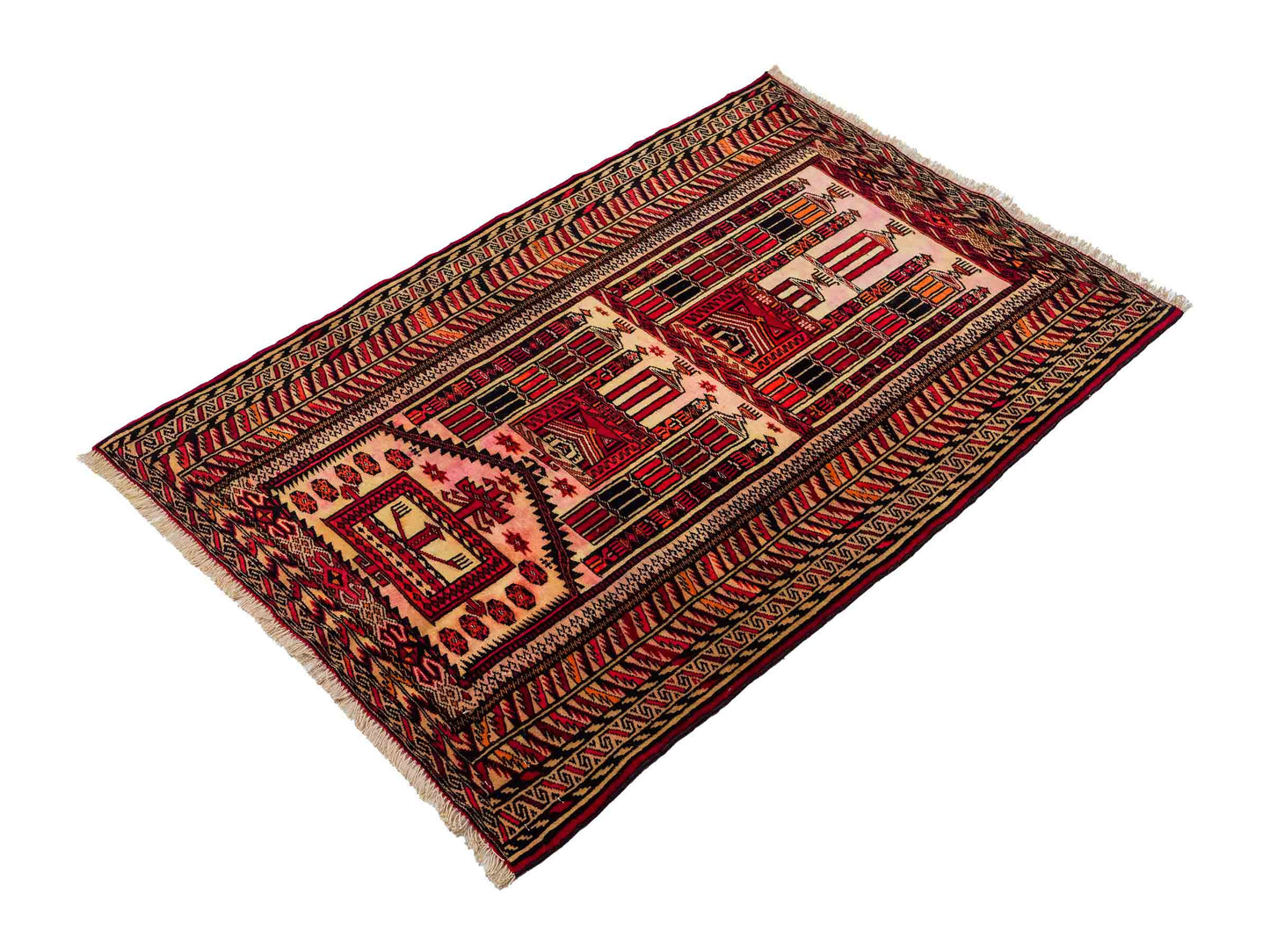 Antique Baluch Wool 126x85