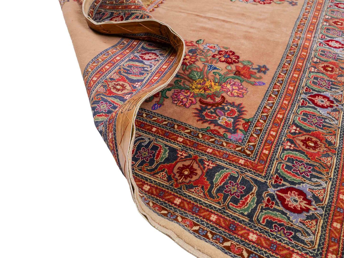 Sehr feiner, antiker, handgeknüpfter Afghan Orientteppich aus Wolle von Khademi. Größe: 260 x 142 cm. Farbe: Beige. Verkauf durch JUPITER Intl.
