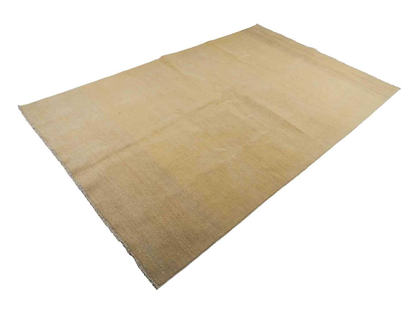 Feiner, handgeknüpfter Design Ziegler Chobi Orientteppich aus reiner Wolle mit minimalistischem, einfarbigem Muster von Khademi. Größe: 266 x 169 cm. Farbe: Beige. RB3-B2851. Ursprung: Afghanistan. Verkauf durch JUPITER Intl.