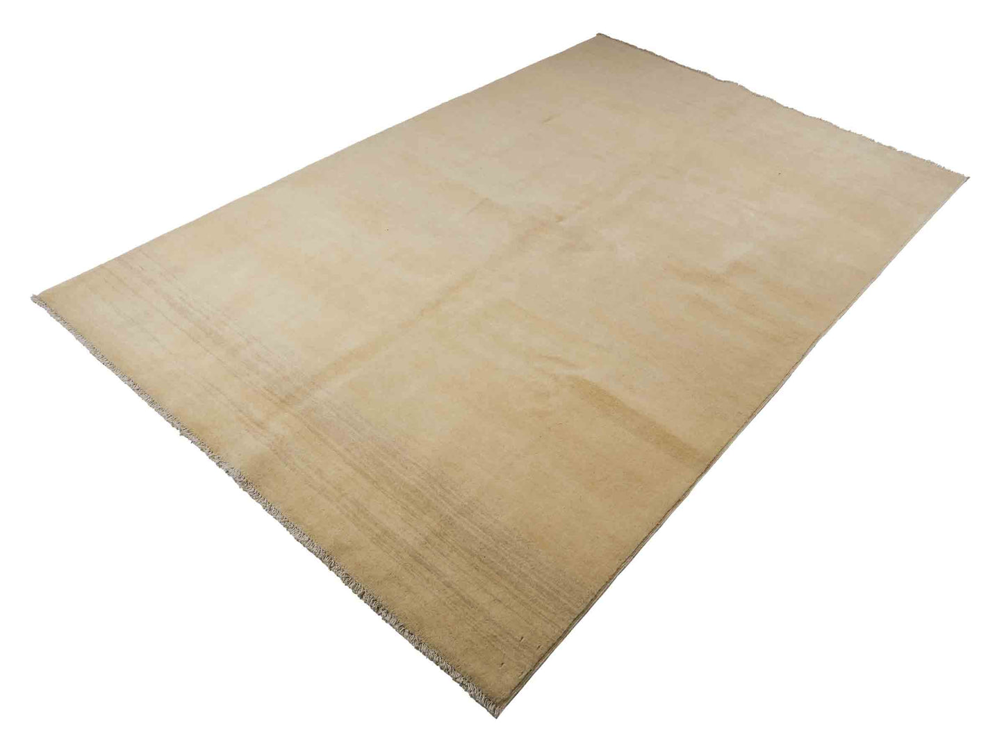 Feiner, handgeknüpfter Design Ziegler Chobi Orientteppich aus reiner Wolle mit minimalistischem, einfarbigem Muster von Khademi. Größe: 266 x 169 cm. Farbe: Beige. RB3-B2851. Ursprung: Afghanistan. Verkauf durch JUPITER Intl.