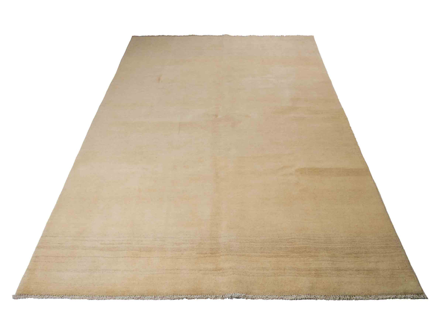 Feiner, handgeknüpfter Design Ziegler Chobi Orientteppich aus reiner Wolle mit minimalistischem, einfarbigem Muster von Khademi. Größe: 266 x 169 cm. Farbe: Beige. RB3-B2851. Ursprung: Afghanistan. Verkauf durch JUPITER Intl.