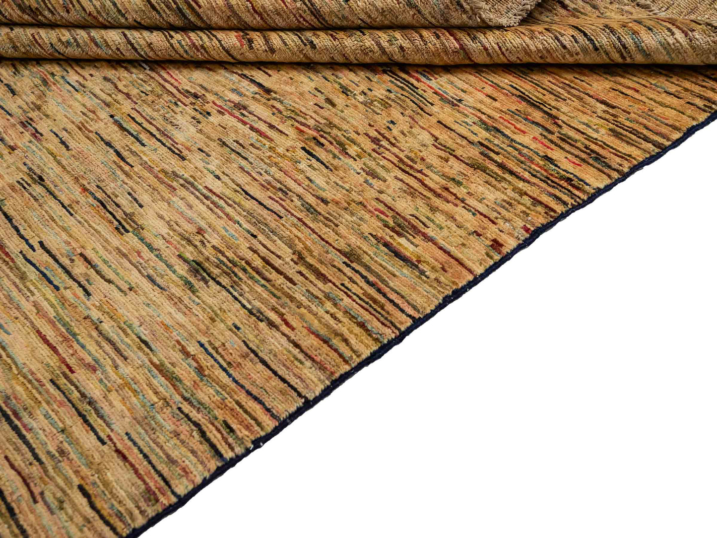 Handgeknüpfter, afghanischer, moderner Design Ziegler Orientteppich aus Wolle von Khademi. Größe: 201 x 144 cm. Farbe: Beige. Verkauf durch JUPITER Intl.