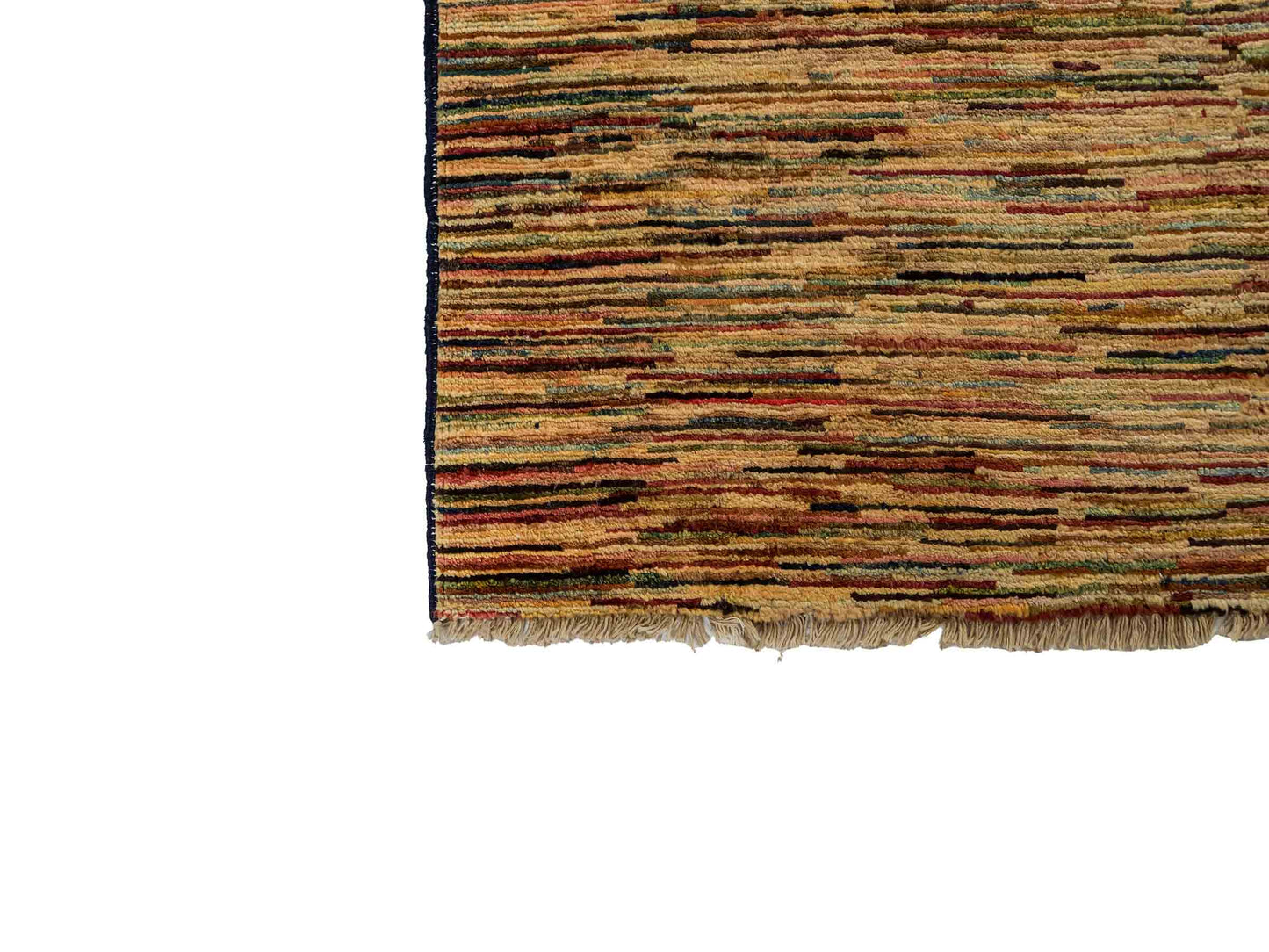 Handgeknüpfter, afghanischer, moderner Design Ziegler Orientteppich aus Wolle von Khademi. Größe: 201 x 144 cm. Farbe: Beige. Verkauf durch JUPITER Intl.
