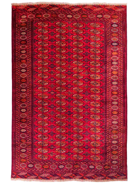 Handgeknüpfter, kaukasischer Orientteppich aus Wolle von Khademi. Größe: 180 x 155 cm. Farbe: Rot. Verkauf durch JUPITER Intl.