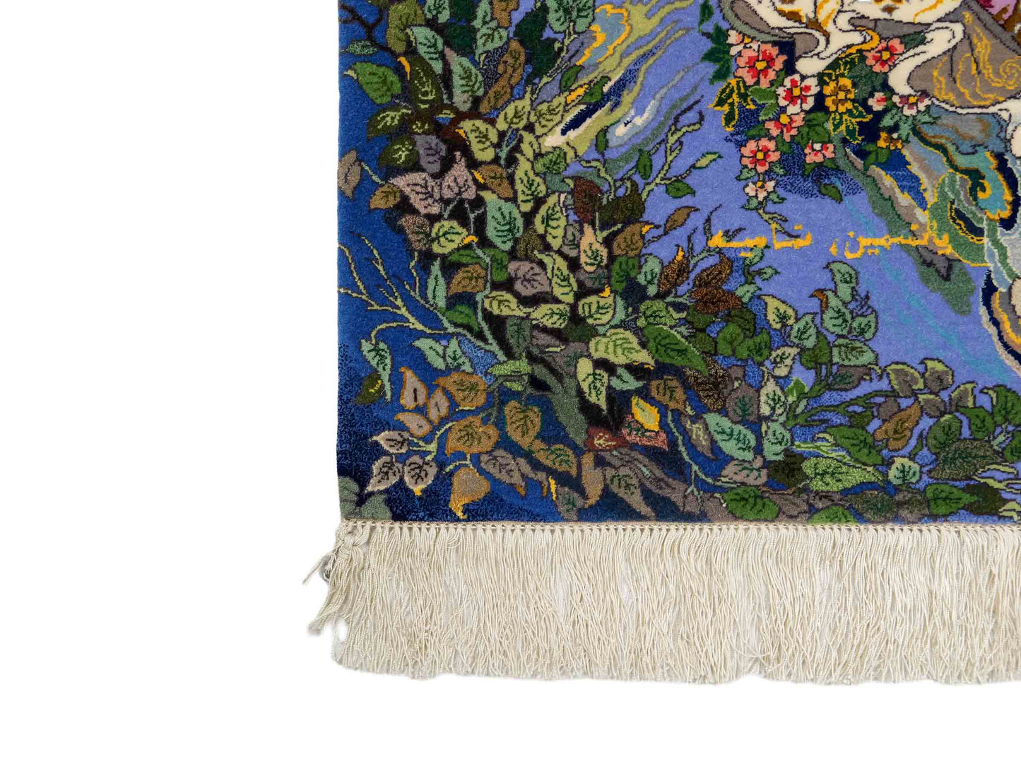 Sehr feiner, handgeknüpfter Khademi Orientteppich mit Täbriz Design aus Wolle mit Seide. Unikat. 93x63 cm. Vertrieb durch Jupiter Intl.
