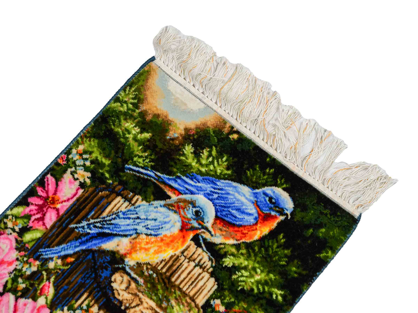 Sehr feiner, handgeknüpfter Täbriz Art 50 Raj Perserteppich aus Wolle mit Seide von Khademi. Farbe: Bunt. Größe: 50 x 37 cm. Vertrieb durch JUPITER Intl.