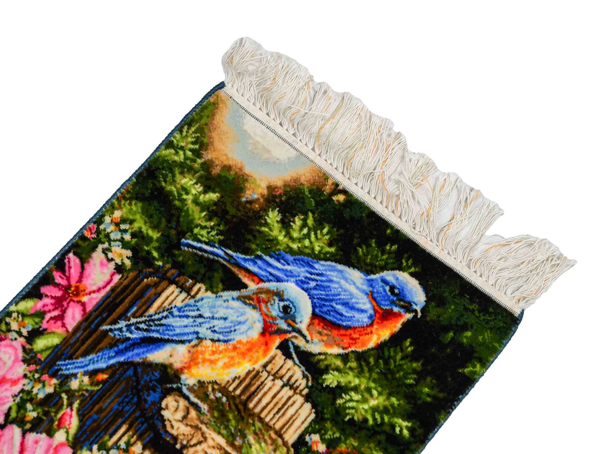 Sehr feiner, handgeknüpfter Täbriz Art 50 Raj Perserteppich aus Wolle mit Seide von Khademi. Farbe: Bunt. Größe: 50 x 37 cm. Vertrieb durch JUPITER Intl.