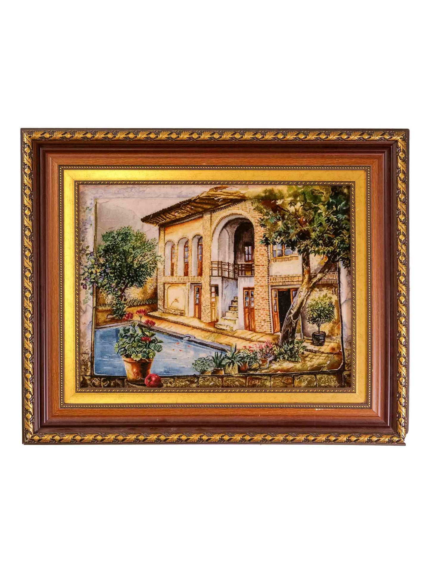 Sehr feiner, handgeknüpfter Täbriz Art 50 Raj Perserteppich aus Wolle mit Seide von Khademi. Farbe: Bunt. Größe: 70 x 55 cm. Vertrieb durch JUPITER Intl.