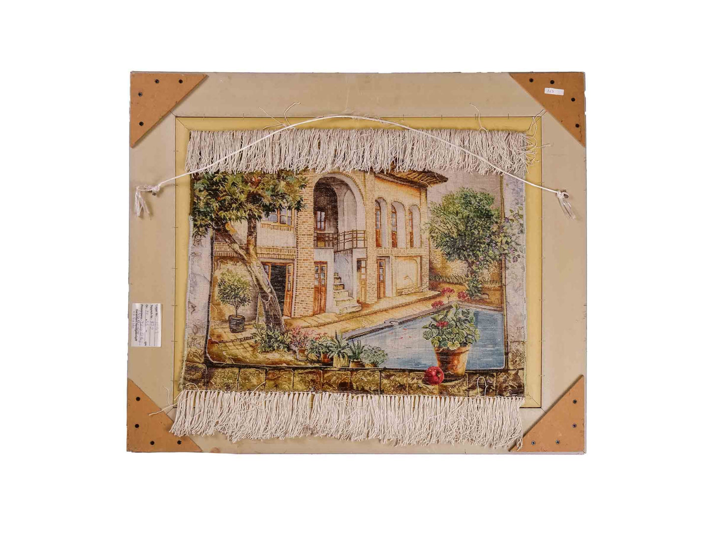 Sehr feiner, handgeknüpfter Täbriz Art 50 Raj Perserteppich aus Wolle mit Seide von Khademi. Farbe: Bunt. Größe: 70 x 55 cm. Vertrieb durch JUPITER Intl.