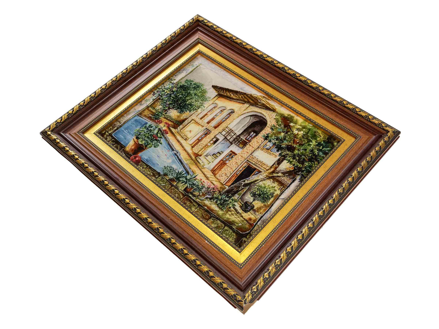 Sehr feiner, handgeknüpfter Täbriz Art 50 Raj Perserteppich aus Wolle mit Seide von Khademi. Farbe: Bunt. Größe: 70 x 55 cm. Vertrieb durch JUPITER Intl.