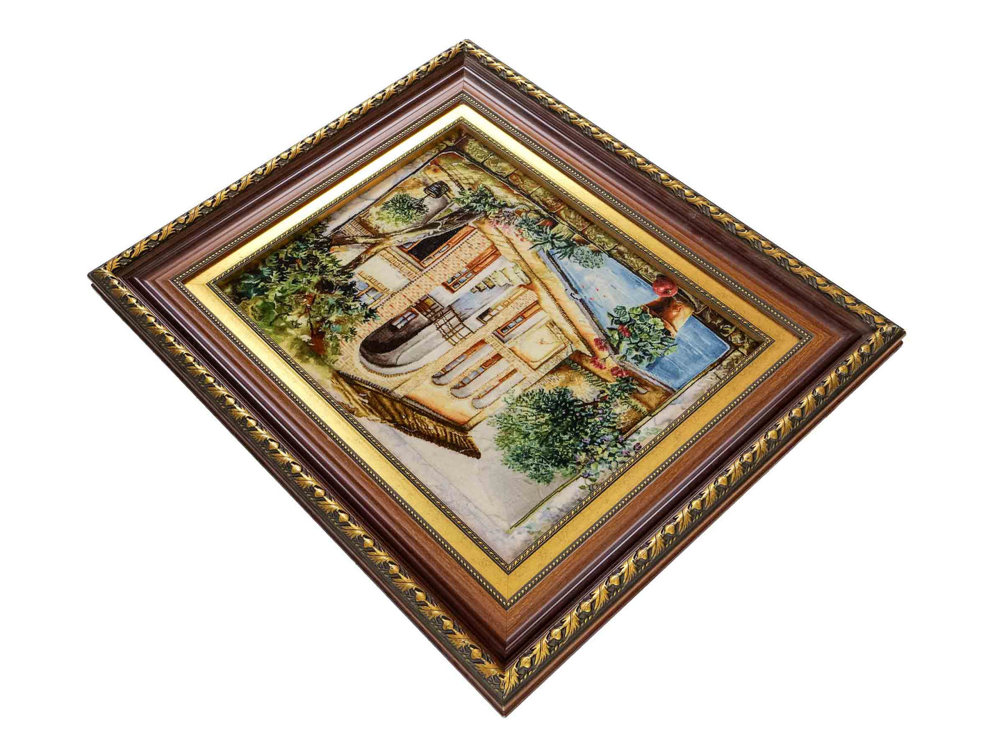 Sehr feiner, handgeknüpfter Täbriz Art 50 Raj Perserteppich aus Wolle mit Seide von Khademi. Farbe: Bunt. Größe: 70 x 55 cm. Vertrieb durch JUPITER Intl.
