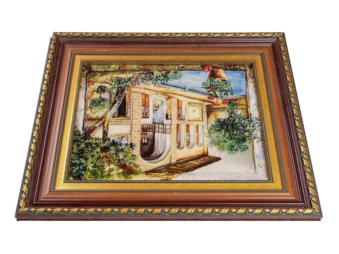 Sehr feiner, handgeknüpfter Täbriz Art 50 Raj Perserteppich aus Wolle mit Seide von Khademi. Farbe: Bunt. Größe: 70 x 55 cm. Vertrieb durch JUPITER Intl.