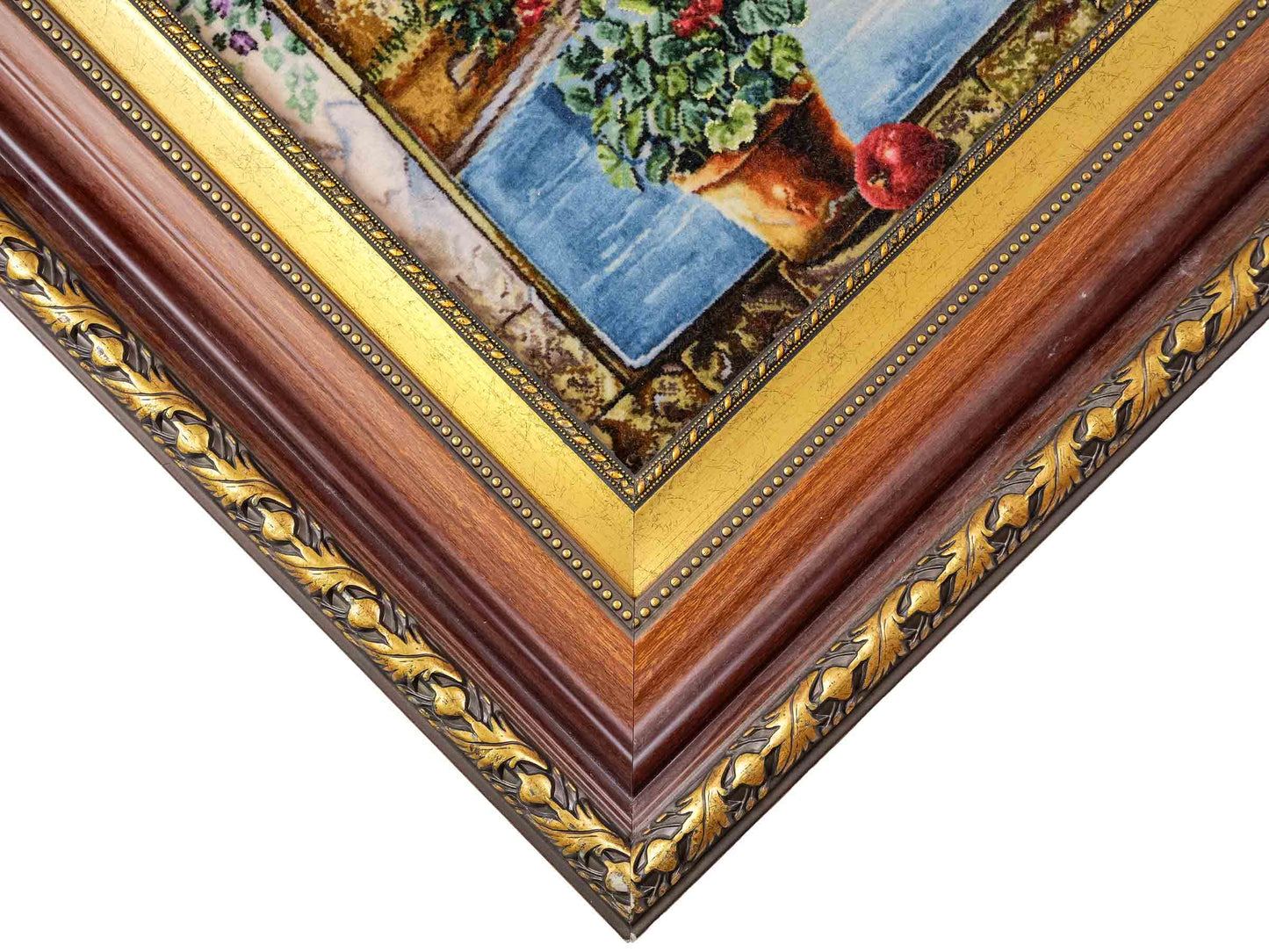Sehr feiner, handgeknüpfter Täbriz Art 50 Raj Perserteppich aus Wolle mit Seide von Khademi. Farbe: Bunt. Größe: 70 x 55 cm. Vertrieb durch JUPITER Intl.