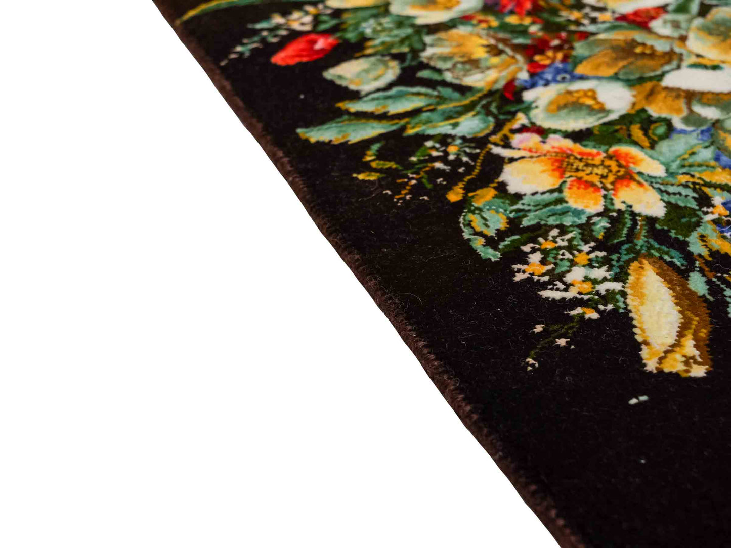Sehr feiner, handgeknüpfter Täbriz Art 50 Raj Perserteppich aus Wolle mit Seide von Khademi. Farbe: Bunt. Größe: 72 x 43 cm. Vertrieb durch JUPITER Intl.