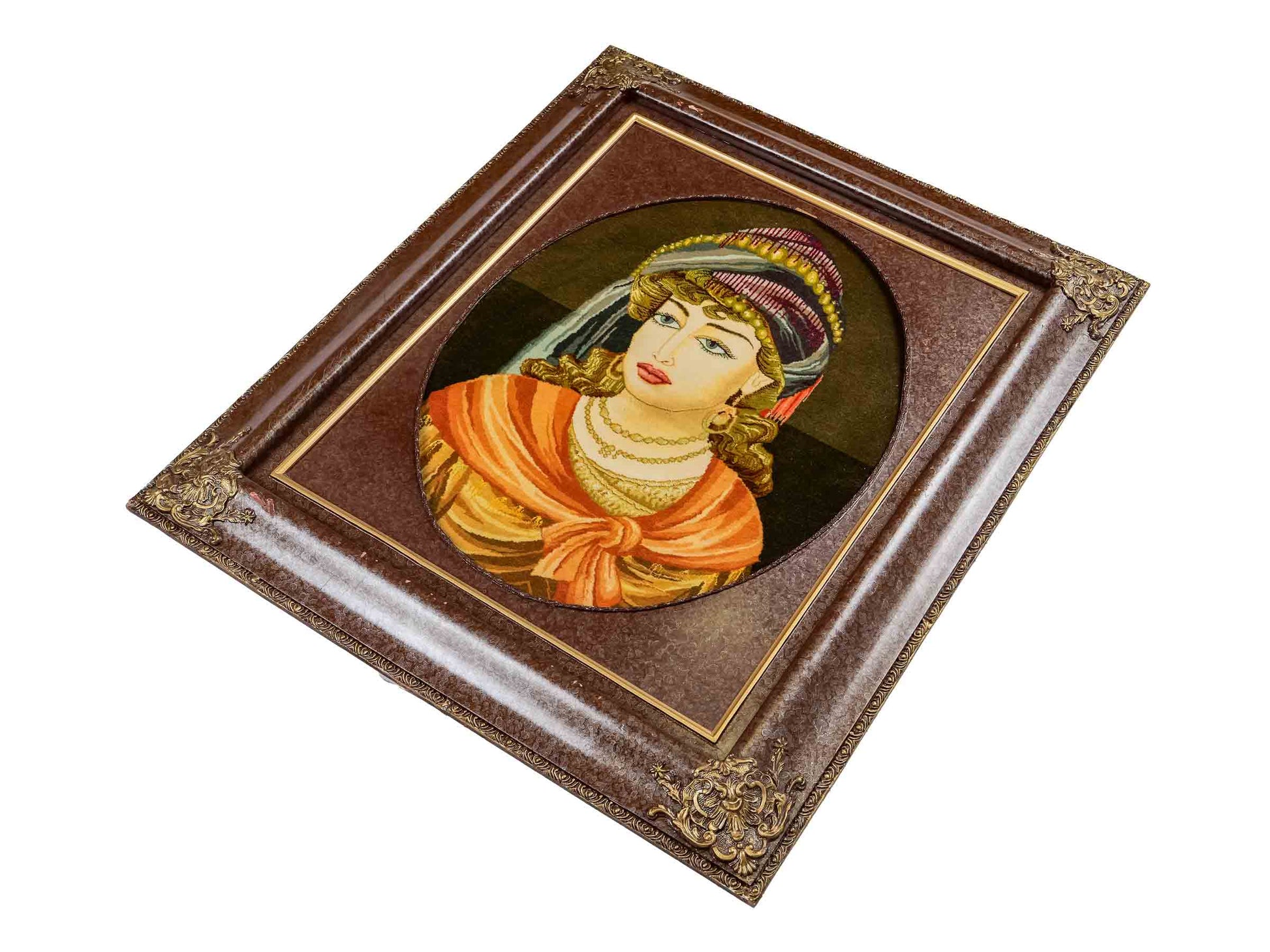 Sehr feiner, handgeknüpfter Täbriz Art 50 Raj Perserteppich aus Wolle mit Seide von Khademi. Farbe: Bunt. Größe: 75 x 63 cm. Vertrieb durch JUPITER Intl.
