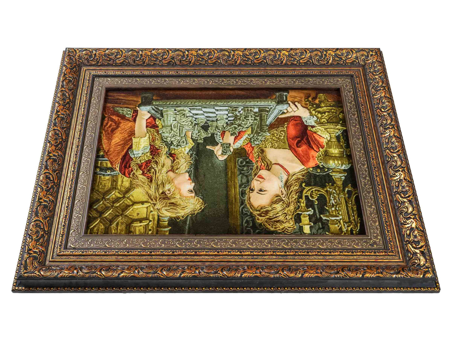 Sehr feiner, handgeknüpfter Täbriz Art 50 Raj Perserteppich aus Wolle mit Seide von Khademi. Farbe: Bunt. Größe: 79 x 49 cm / 101 x 80 cm. Vertrieb durch JUPITER Intl.