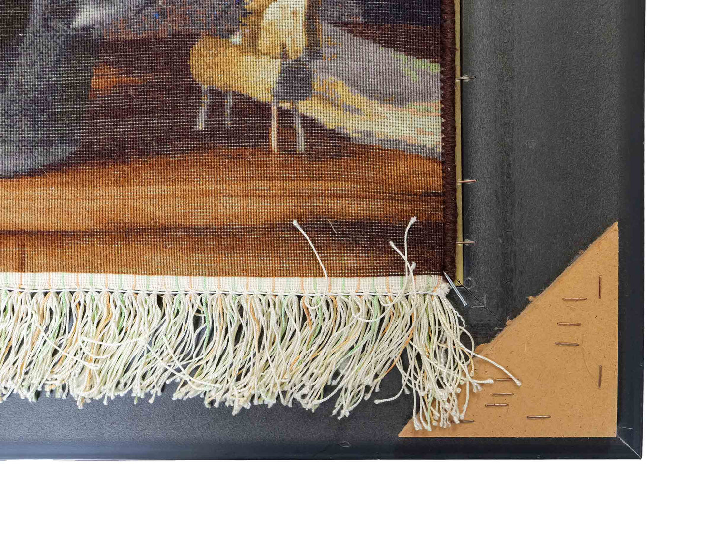 Sehr feiner, handgeknüpfter Täbriz Art 50 Raj Perserteppich aus Wolle mit Seide von Khademi. Farbe: Bunt. Größe: 81 x 59 cm / 95 x 77 cm. Vertrieb durch JUPITER Intl.
