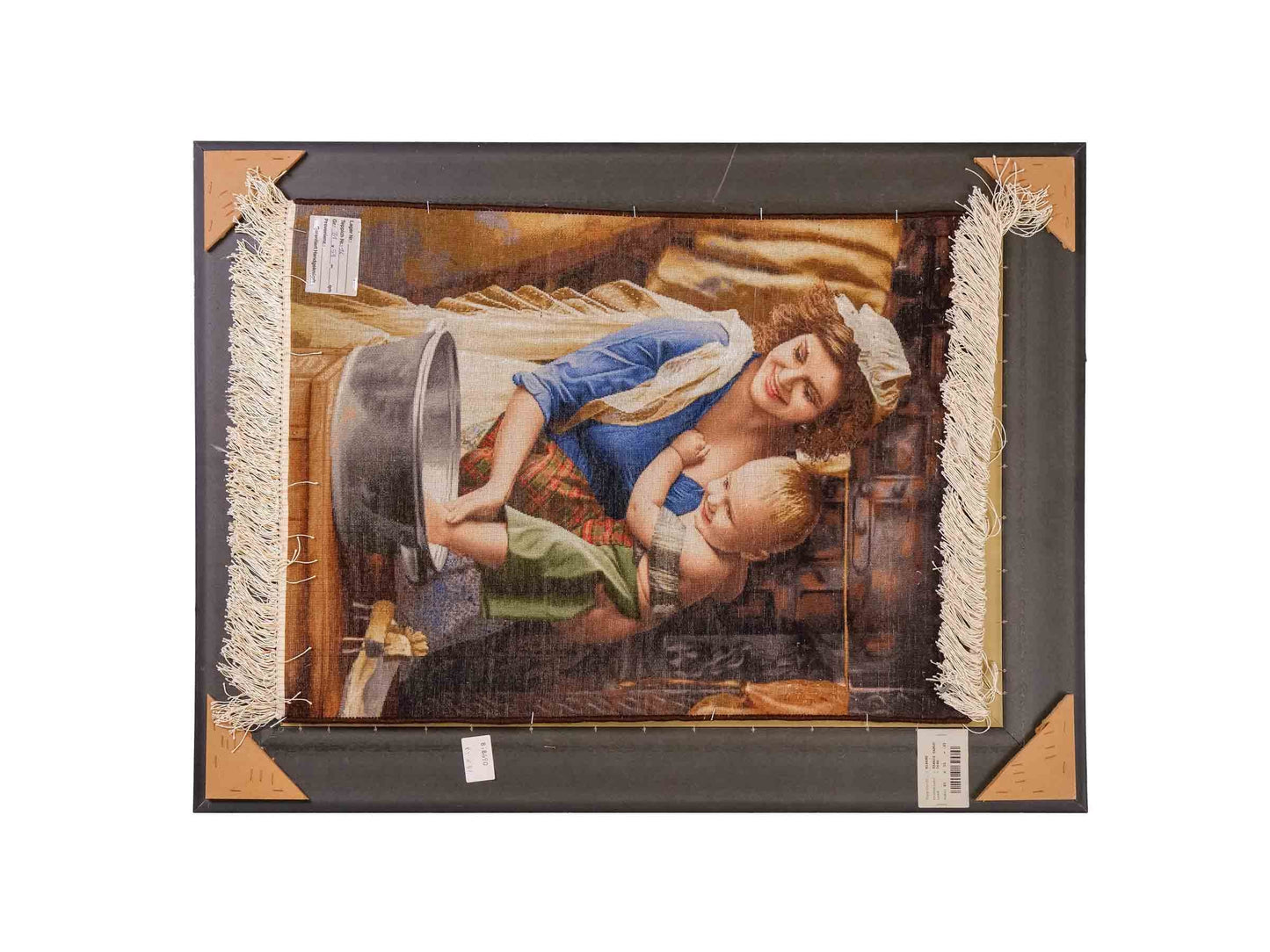 Sehr feiner, handgeknüpfter Täbriz Art 50 Raj Perserteppich aus Wolle mit Seide von Khademi. Farbe: Bunt. Größe: 81 x 59 cm / 95 x 77 cm. Vertrieb durch JUPITER Intl.