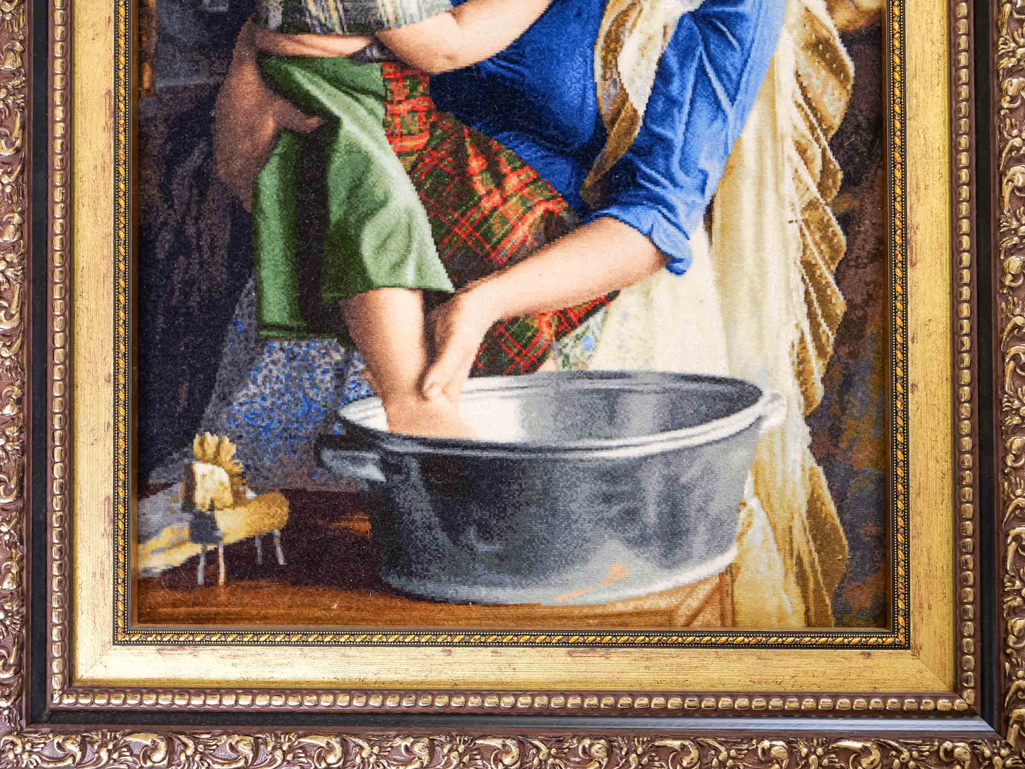 Sehr feiner, handgeknüpfter Täbriz Art 50 Raj Perserteppich aus Wolle mit Seide von Khademi. Farbe: Bunt. Größe: 81 x 59 cm / 95 x 77 cm. Vertrieb durch JUPITER Intl.