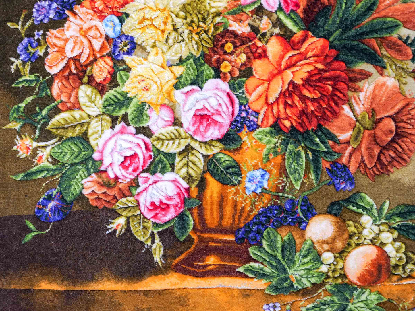 Sehr feiner, handgeknüpfter Täbriz Art 50 Raj Perserteppich aus Wolle mit Seide von Khademi. Farbe: Bunt. Größe: 84 x 61 cm. Vertrieb durch JUPITER Intl.