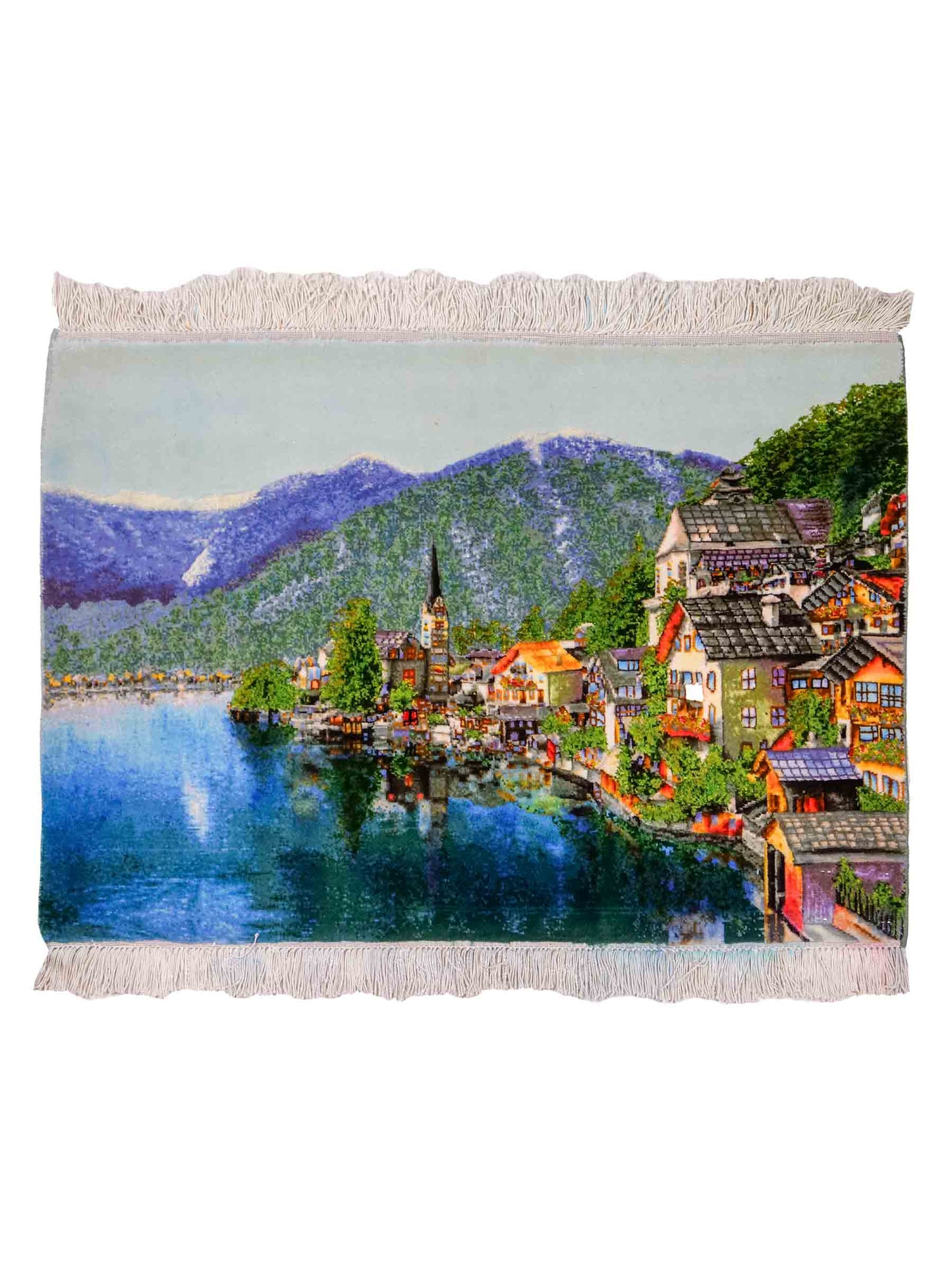 Sehr feiner, handgeknüpfter Täbriz Art 50 Raj Perserteppich aus Wolle mit Seide von Khademi. Farbe: Bunt. Größe: 95 x 62 cm. Vertrieb durch JUPITER Intl.