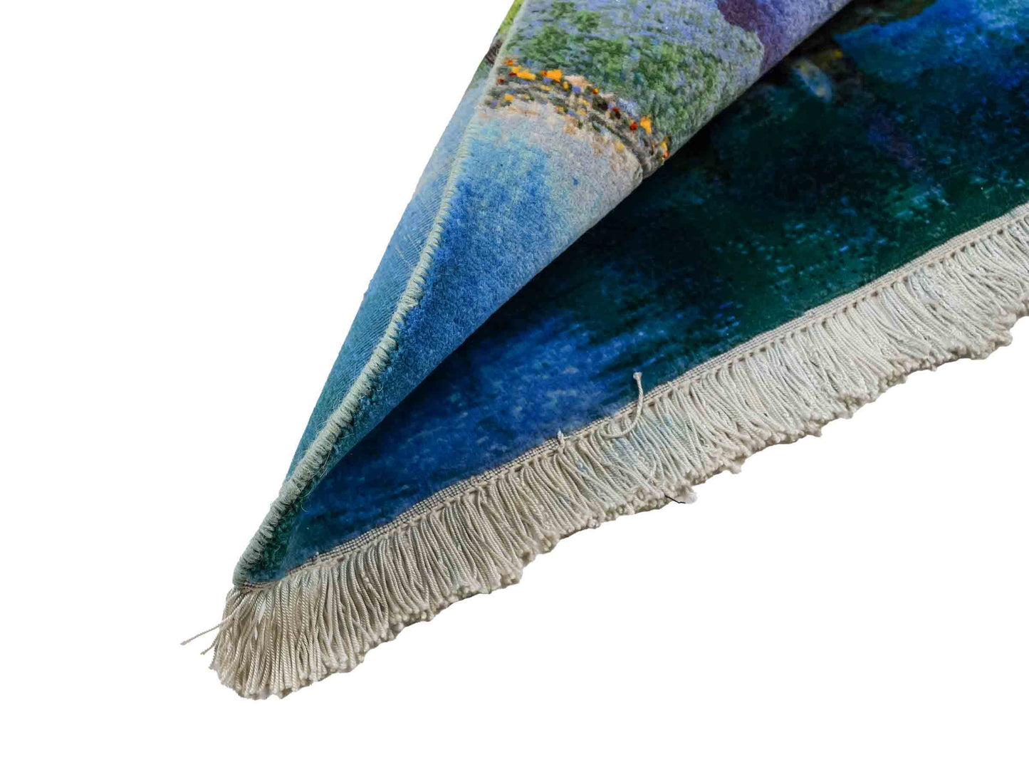 Sehr feiner, handgeknüpfter Täbriz Art 50 Raj Perserteppich aus Wolle mit Seide von Khademi. Farbe: Bunt. Größe: 95 x 62 cm. Vertrieb durch JUPITER Intl.