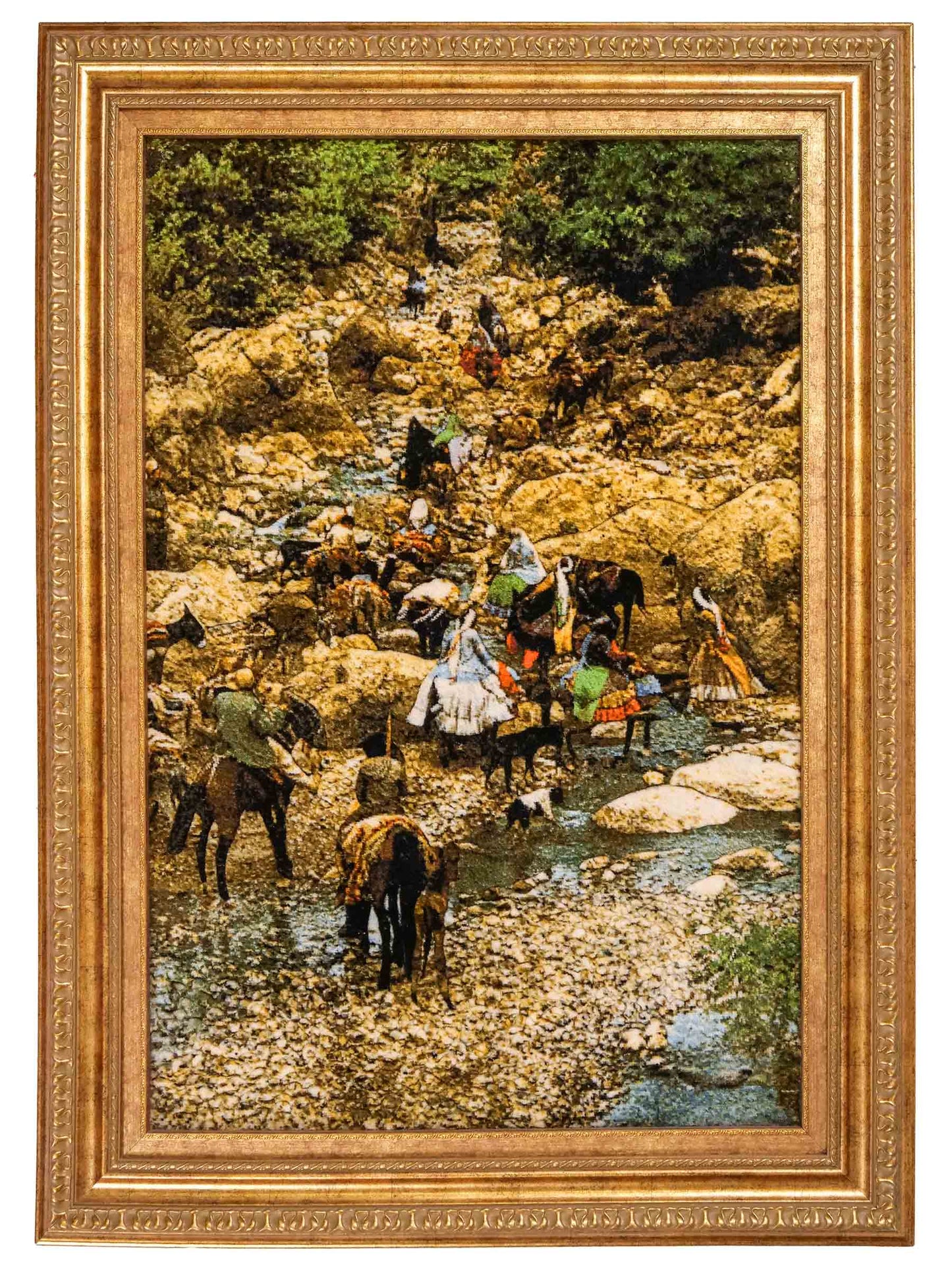 Sehr feiner, handgeknüpfter Täbriz Art 50 Raj Perserteppich aus Wolle mit Seide von Khademi. Farbe: Bunt. Größe: 97 x 69 cm / 116 x 87 cm. Vertrieb durch JUPITER Intl.