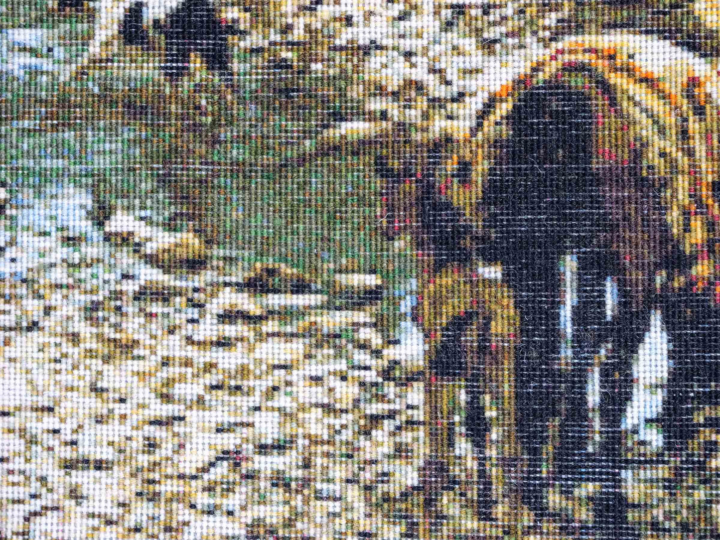 Sehr feiner, handgeknüpfter Täbriz Art 50 Raj Perserteppich aus Wolle mit Seide von Khademi. Farbe: Bunt. Größe: 97 x 69 cm / 116 x 87 cm. Vertrieb durch JUPITER Intl.