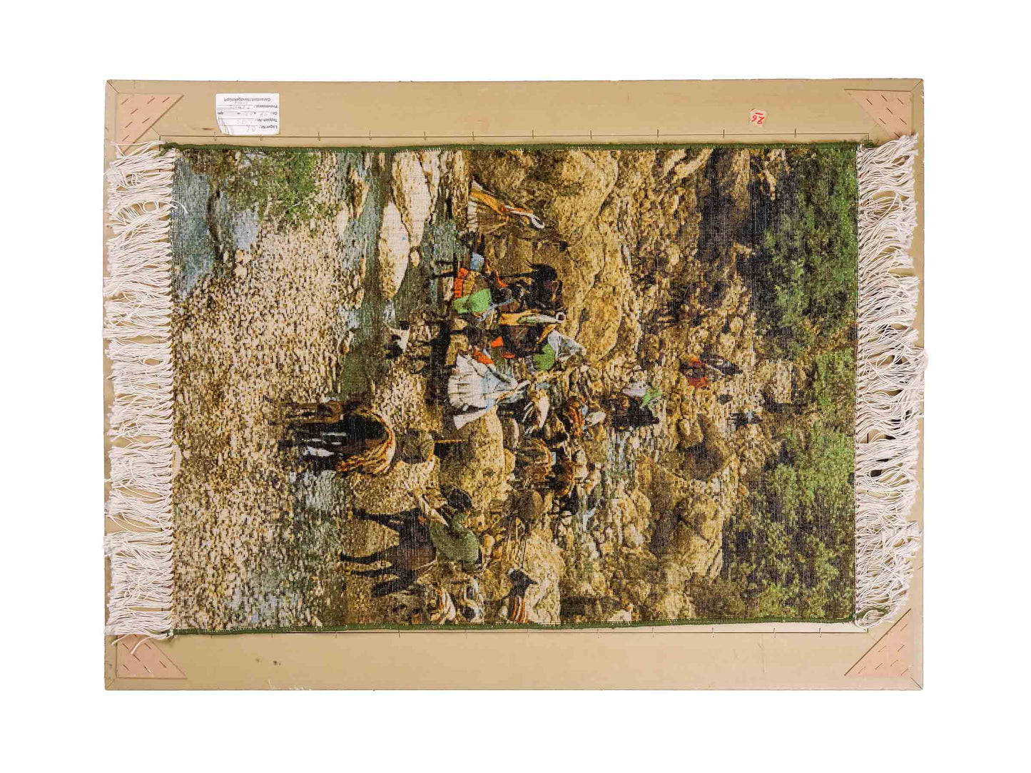 Sehr feiner, handgeknüpfter Täbriz Art 50 Raj Perserteppich aus Wolle mit Seide von Khademi. Farbe: Bunt. Größe: 97 x 69 cm / 116 x 87 cm. Vertrieb durch JUPITER Intl.