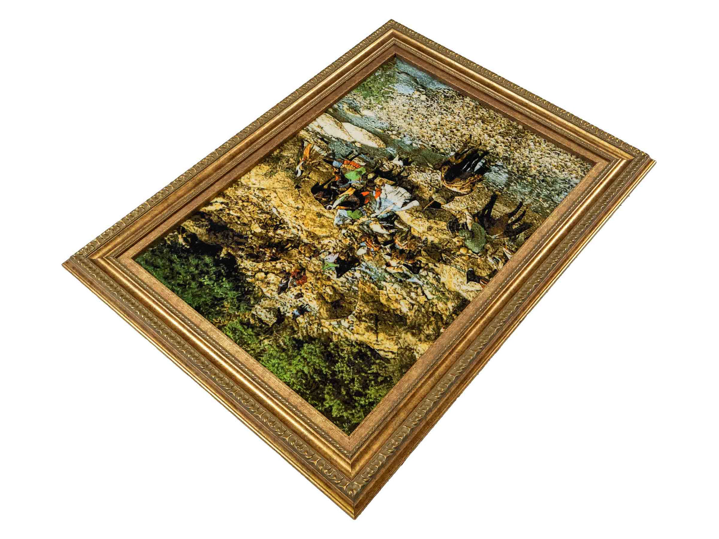 Sehr feiner, handgeknüpfter Täbriz Art 50 Raj Perserteppich aus Wolle mit Seide von Khademi. Farbe: Bunt. Größe: 97 x 69 cm / 116 x 87 cm. Vertrieb durch JUPITER Intl.