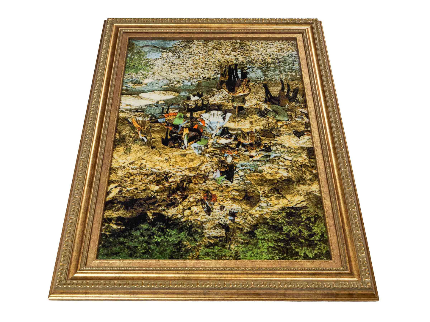 Sehr feiner, handgeknüpfter Täbriz Art 50 Raj Perserteppich aus Wolle mit Seide von Khademi. Farbe: Bunt. Größe: 97 x 69 cm / 116 x 87 cm. Vertrieb durch JUPITER Intl.