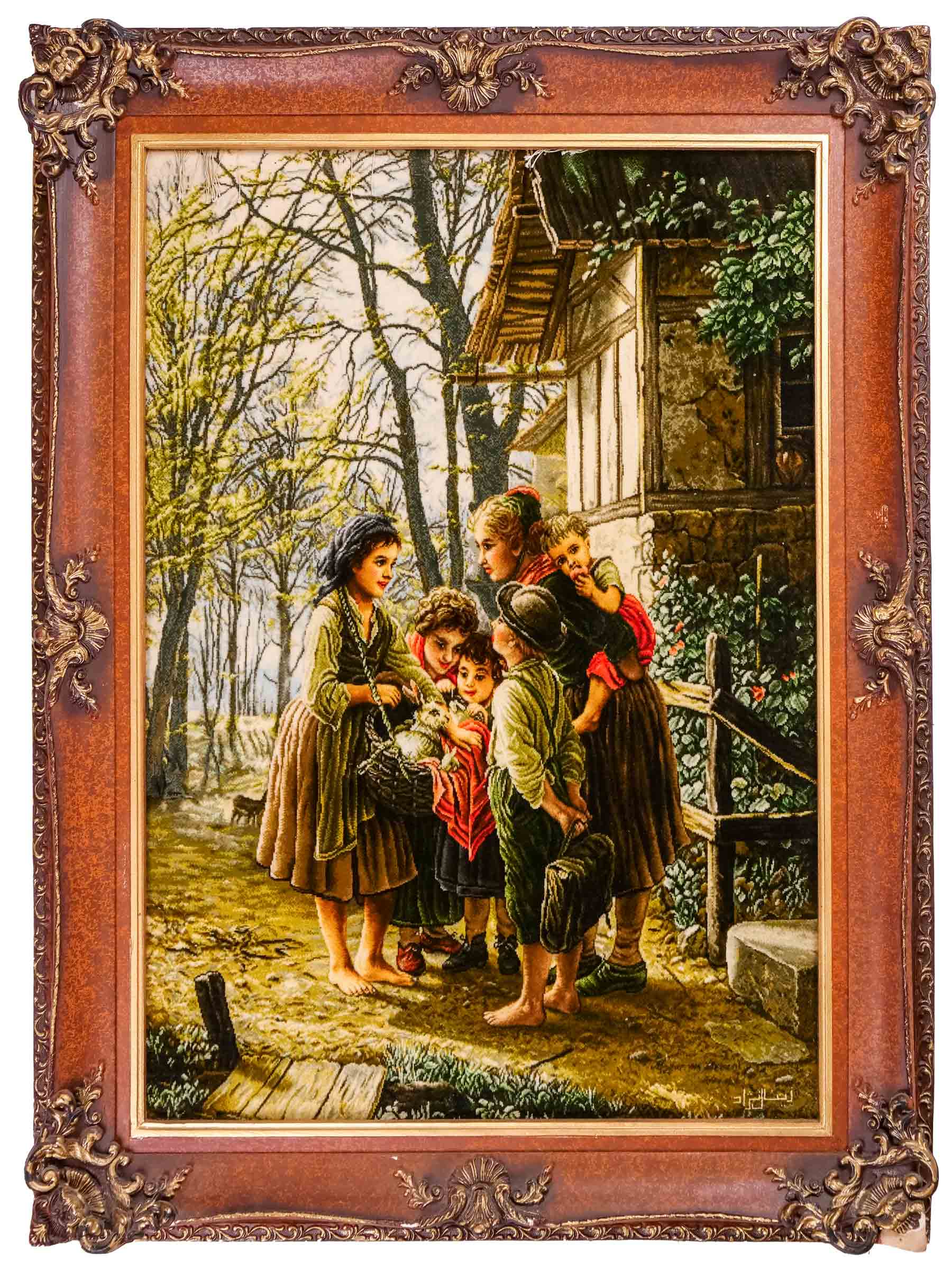 Sehr feiner, handgeknüpfter Täbriz Art 60 Raj Perserteppich aus Wolle mit Seide von Khademi. Farbe: Bunt. Größe: 100 x 73 cm. Vertrieb durch JUPITER Intl.