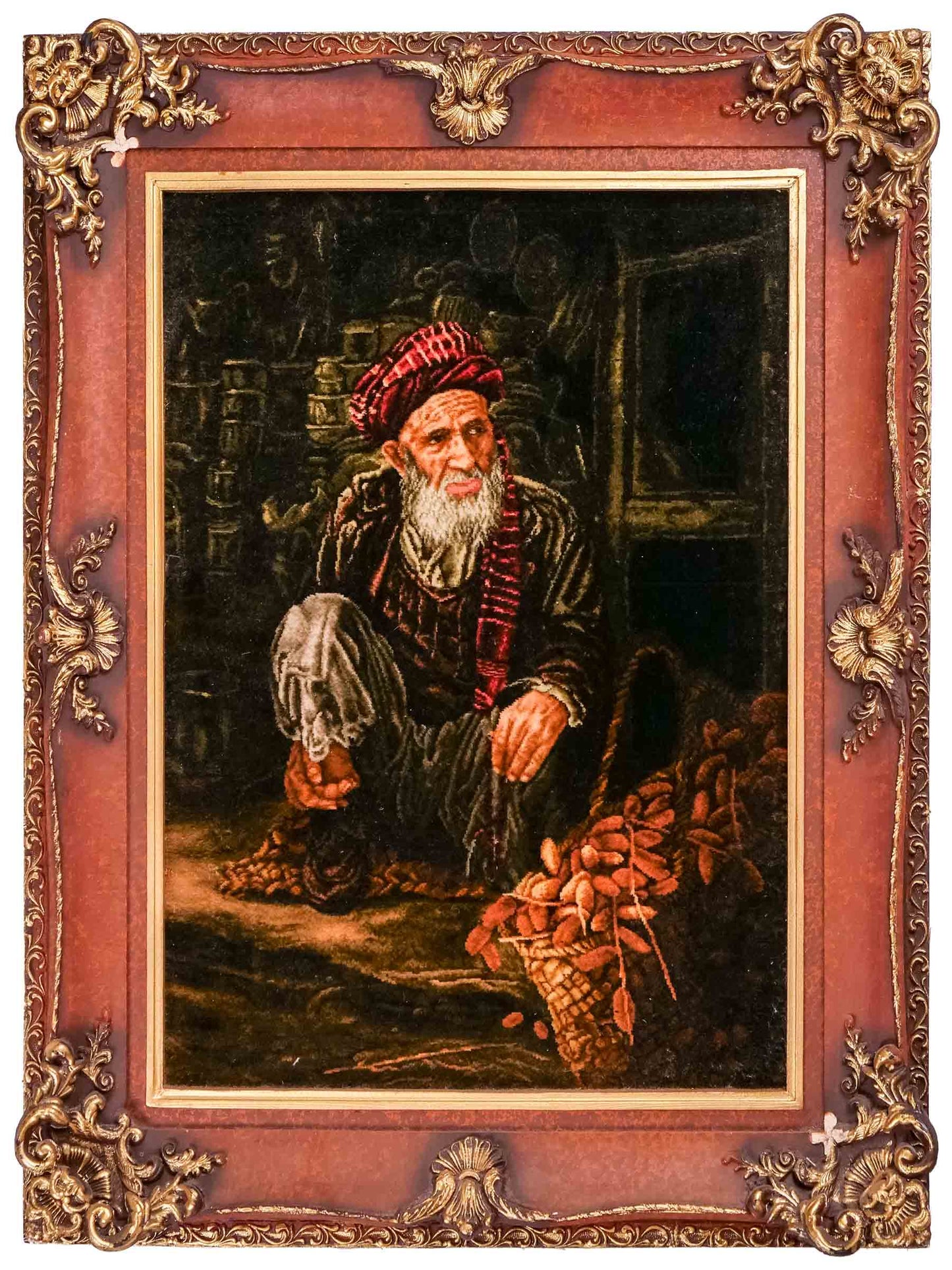 Sehr feiner, handgeknüpfter Täbriz Art 60 Raj Perserteppich aus Wolle mit Seide von Khademi. Farbe: Bunt. Größe: 70 x 55 cm. Vertrieb durch JUPITER Intl.