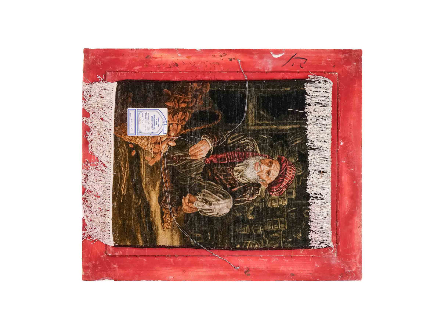 Sehr feiner, handgeknüpfter Täbriz Art 60 Raj Perserteppich aus Wolle mit Seide von Khademi. Farbe: Bunt. Größe: 70 x 55 cm. Vertrieb durch JUPITER Intl.