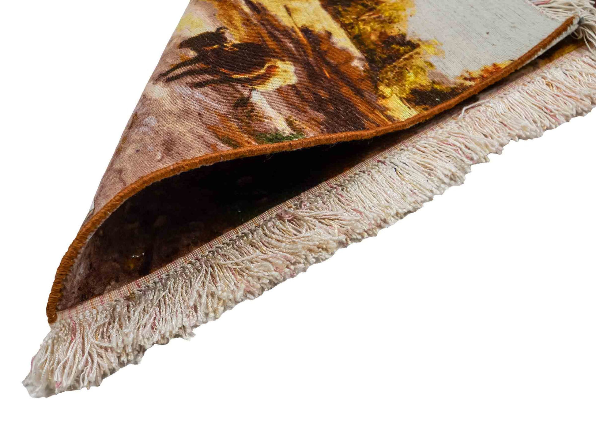 Sehr feiner, handgeknüpfter Täbriz Art 60 Raj Perserteppich aus Wolle mit Seide von Khademi. Farbe: Bunt. Größe: 72 x 50 cm. Vertrieb durch JUPITER Intl.