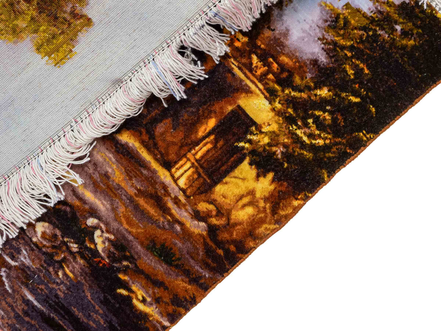 Sehr feiner, handgeknüpfter Täbriz Art 60 Raj Perserteppich aus Wolle mit Seide von Khademi. Farbe: Bunt. Größe: 72 x 50 cm. Vertrieb durch JUPITER Intl.