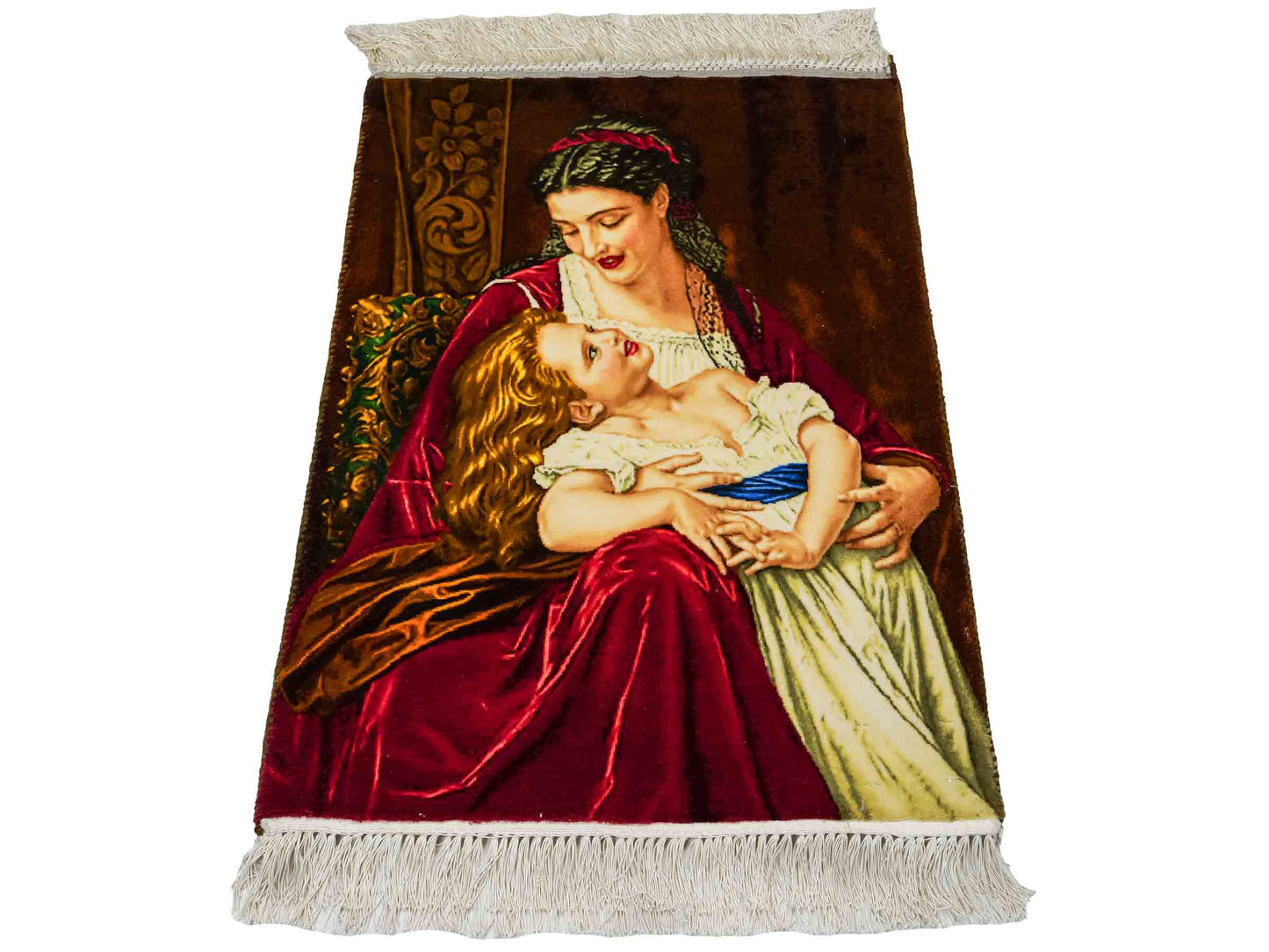 Sehr feiner, handgeknüpfter Täbriz Art 60 Raj Perserteppich aus Wolle mit Seide von Khademi. Farbe: Bunt. Größe: 77 x 57 cm. Vertrieb durch JUPITER Intl.