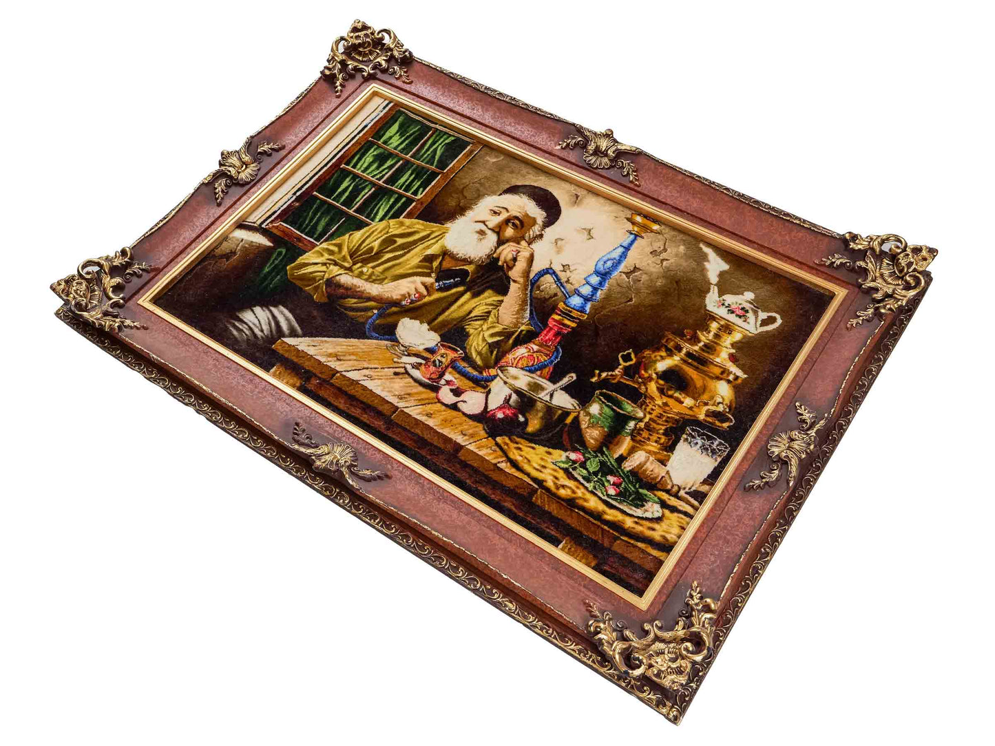 Sehr feiner, handgeknüpfter Täbriz Art 60 Raj Perserteppich aus Wolle mit Seide von Khademi. Farbe: Bunt. Größe: 97 x 65 cm / 120 x 86 cm. Vertrieb durch JUPITER Intl.