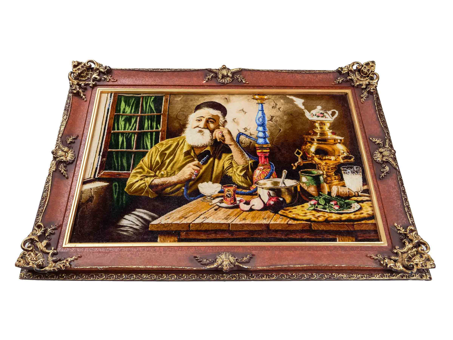 Sehr feiner, handgeknüpfter Täbriz Art 60 Raj Perserteppich aus Wolle mit Seide von Khademi. Farbe: Bunt. Größe: 97 x 65 cm / 120 x 86 cm. Vertrieb durch JUPITER Intl.