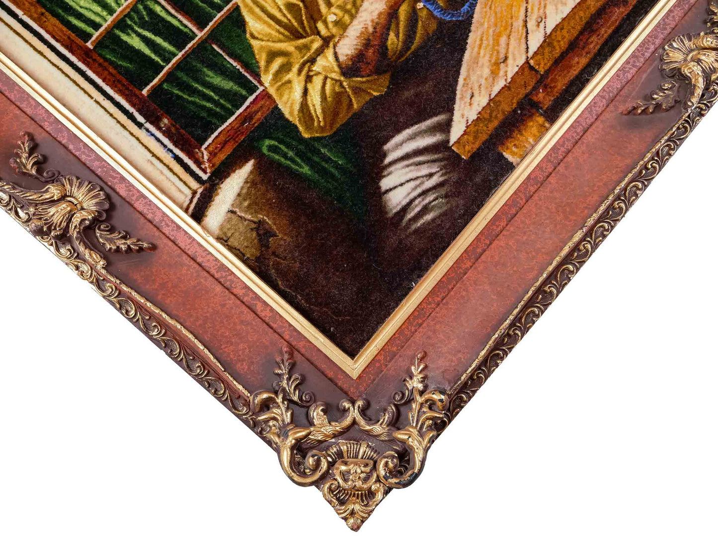 Sehr feiner, handgeknüpfter Täbriz Art 60 Raj Perserteppich aus Wolle mit Seide von Khademi. Farbe: Bunt. Größe: 97 x 65 cm / 120 x 86 cm. Vertrieb durch JUPITER Intl.