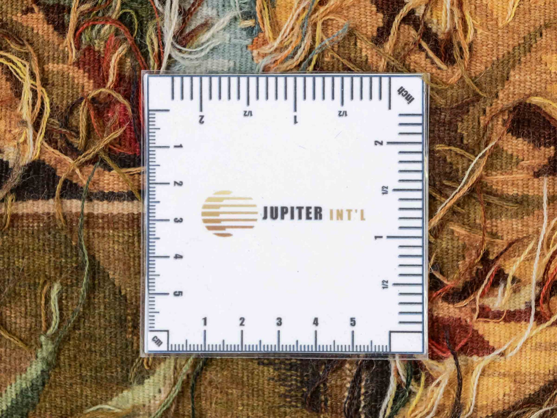 Handgefertigter, chinesischer Gobelin Wandteppich von Teppich aus Wolle, multicolor. 168x136 cm. Verkauf durch Jupiter Intl.