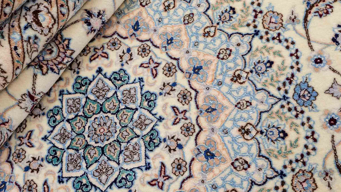 Ein handgeknüpfter Teppich mit Nain Design. © Daniel Khademi, JUPITER Intl.